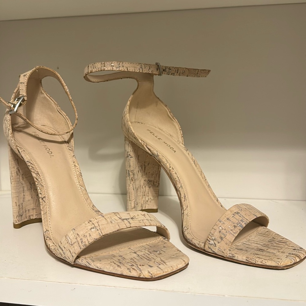 Gently worn cork sandals $25 OBO